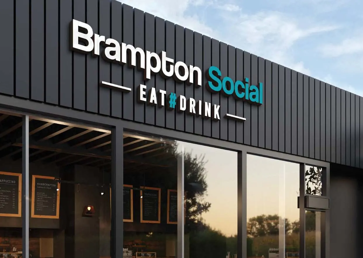 Brampton Social: identity by Moon Ads