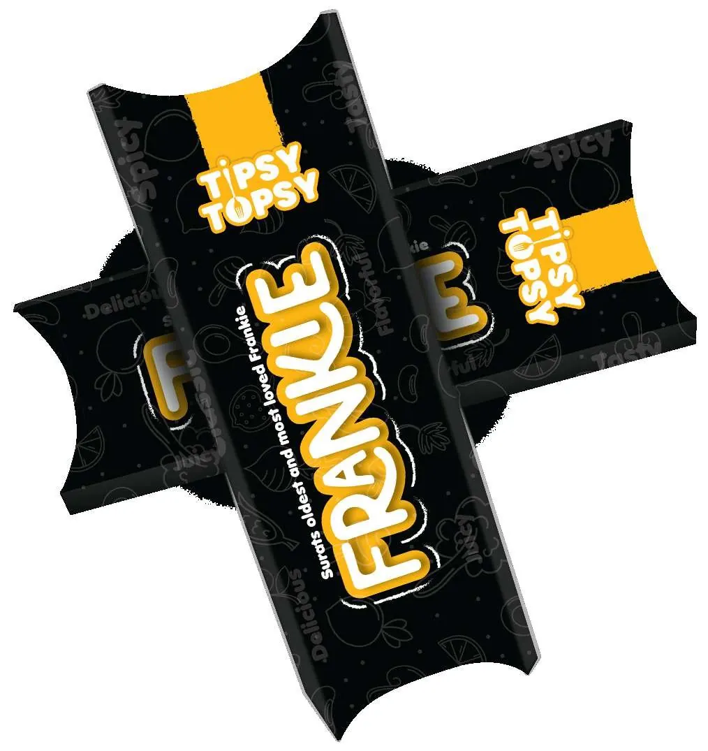 Tipsy Topsy: packaging by Moon Ads